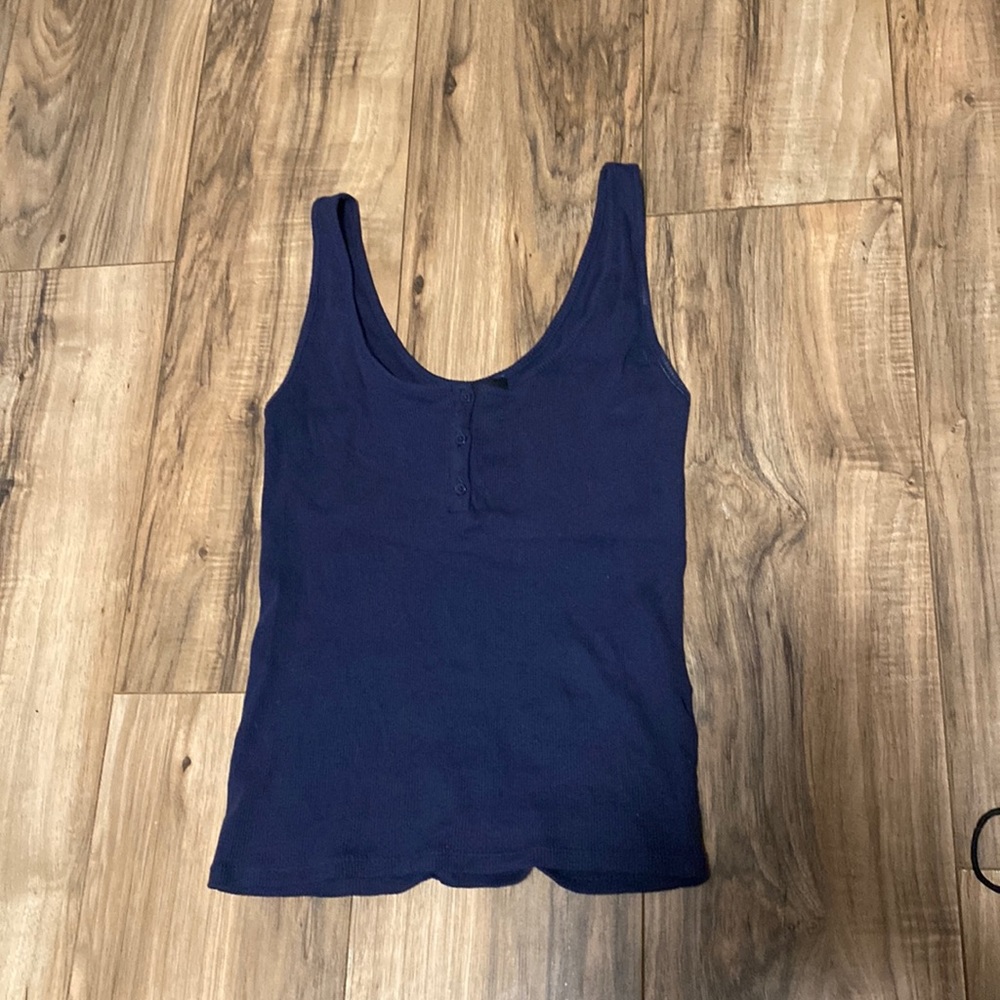 Navy blue forever 21 tank top